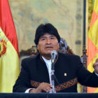 Resultado. El presidente Evo Morales dijo que su partido dio un 