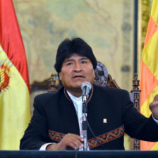 Resultado. El presidente Evo Morales dijo que su partido dio un 