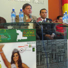 PRESENTACIN. El Alcalde en el lanzamiento de Reina Hispanoamericana en Sucre.