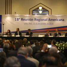 ERRADICAR. Ministros de Trabajo durante su reunin anual celebrada en Lima.