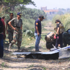 Accidente. En el aeropuerto Trompillo de Santa Cruz.