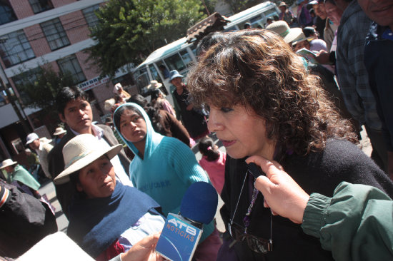 APREHENDIDA. La Directora Distrital de Educacin comparecer hoy ante un juez.