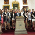 ESTADA. Las misses participaron de varias actividades ayer, en Sucre.