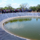 ALJIBE. Uno de los depsitos de agua construidos en Tarija.