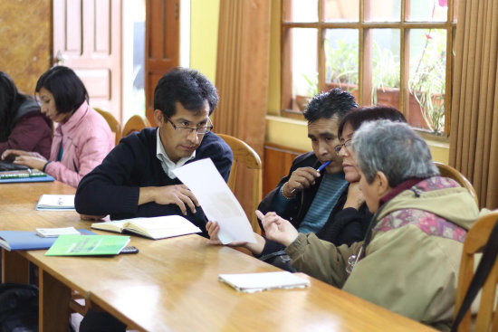 TALLER: Representantes de instituciones de los nueve departamentos se reunieron en Sucre entre el 20 y 21 de octubre.