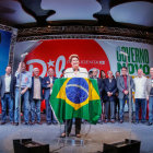 VICTORIA. Dilma Rousseff, durante una rueda de prensa luego de conocer los resultados que le dieron la victoria en la segunda vuelta.