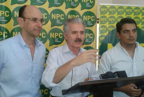 PROPUESTA. El candidato a gobernador de NPC, German Antelo.