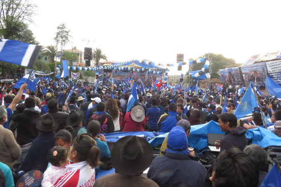 ELECCIONES. El MAS gan en las elecciones generales en Chuquisaca. Espera repetir en 2015.