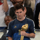 El argentino Lionel Messi fue elegido el mejor jugador del Mundial 2014.