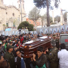 LUTO. La trgica muerte de los colegiales caus consternacin en los ciudadanos potosinos.