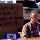 RECHAZO. El maestro en plena va pblica.