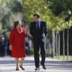 AMISTAD. Mariano Rajoy (d), junto a la presidenta de Chile Michelle Bachelet.