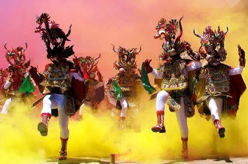 FOLCLORE. La diablada de Oruro es una de las danzas plagiadas en Puno.