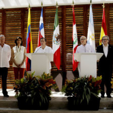 REUNIN. El titular de Relaciones Exteriores de Mxico, Jos Antonio Meade, y su homlogo de Argentina, Hctor Timerman, explican los alcances de la cita.