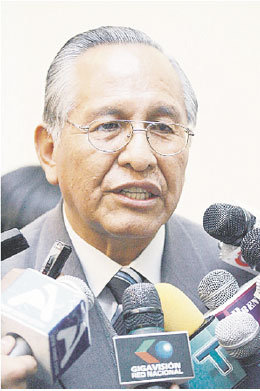 EX VICEPRESIDENTE. Vctor Hugo Crdenas.