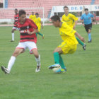 Un pasaje del partido jugado ayer, entre Alcal y Flamengo.