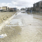 AVENIDA. El agua no se escurre.