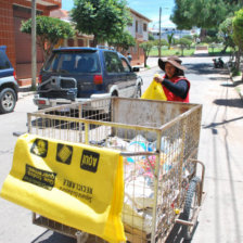 RECOLECTORAS. Basura reciclable.