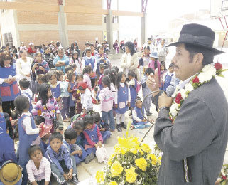 ESCUELA. Inauguraron su construccin.