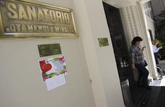 RECUPERACIN. Vista del sanatorio Otamendi donde est internada Cristina Fernndez.