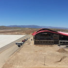 AEROPUERTO. En la infraestructura de la terminal de pasajeros se ejecuta la obra fina.