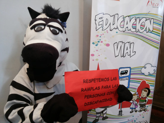 CAMPAÑA. Las Cebras concienciarán sobre el respeto a las normas de tránsito.