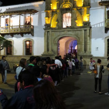 AFLUENCIA. La asistencia de público fue masiva durante la actividad.