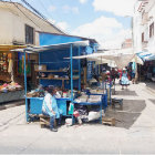 AVASALLAMIENTO. La ocupacin de la calzada de la calle Ricardo Jaimes Freyre es el ms reciente por parte de los comerciantes.