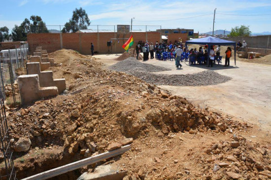 INFRAESTRUCTURA. La obra inaugurada en el barrio de Alto Munaypata.