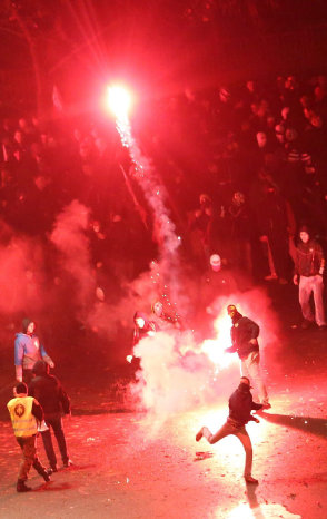 PROTESTAS. Desrdenes en Varsovia.