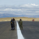 CONSTRUCCIN. El aeropuerto de Alcantar estar concluido en mayo del prximo ao.