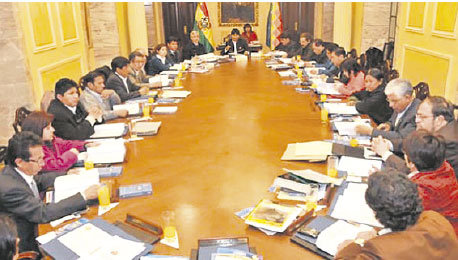 CAMBIOS. El gabinete ministerial.