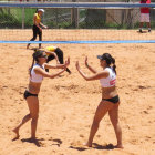 Ayer se cumpli una jornada maratnica en las canchas de arena de la zona de Garcilazo.