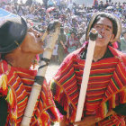 CULTURA. La expresin del Pujllay de la cultura yampara en Tarabuco.