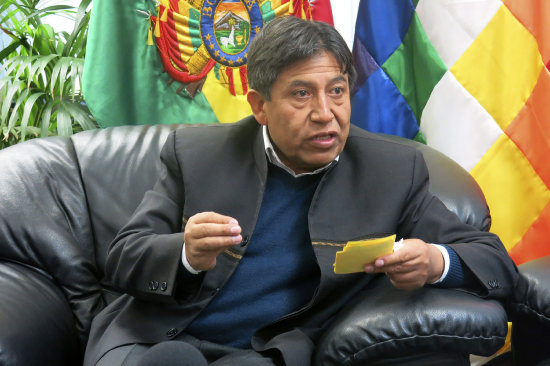 BRUSELAS. Canciller David Choquehuanca.