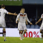 Alemania derrot a Espaa con un gol de Toni Kroos (c).