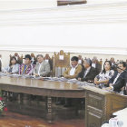 RECLAMO EN SUCRE. Autoridades de la FAM volvieron a exigir celeridad al Tribunal Constitucional en la ltima cita municipalista.