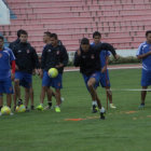 Luego de un trabajo reducido, el plantel capitalino hizo ftbol en campo reglamentario del estadio Patria.