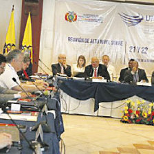 REUNIN. La reunin de vicecancilleres de los pases miembros de UNASUR, en Santa Cruz.