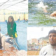 Los capitalinos Hugo Zrate y Danna Montero competirn en triatln; al lado, Rodrigo Caballero lo har en aguas abiertas y Orlando Urquizu en Beach Voley.