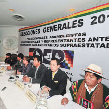 ELECCIONES. Los vocales del TSE.