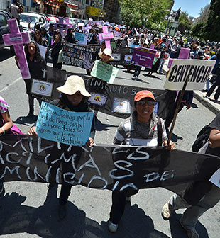 La lucha contra la violencia moviliza