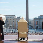 VATICANO. Vista de la ltima audiencia del papa Francisco en la Plaza San Pedro..