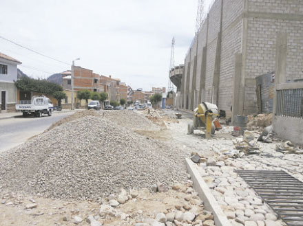 CALLE. Actualmente, la Gobernacin ejecuta obras en el Estadio Patria que podran perjudicarse.