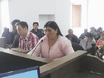 CONCEJO. Sifuentes y Catal en la audiencia.