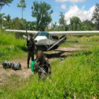 ESTRELLADA. La narcoavioneta cay en una regin selvtica peruana.