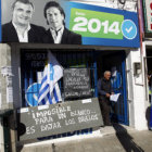 APATA. Un recinto de campaa del candidato opositor Luis Lacalle Pou.