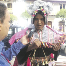 ORGULLOSO. La ex autoridad originaria de la Nacin Yampara, Humberto Guarayo.