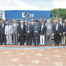 TARIJA. Los asistentes a la Reunin de Ministros del G77+China.