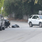 El escenario donde sucedi el accidente con suerte.